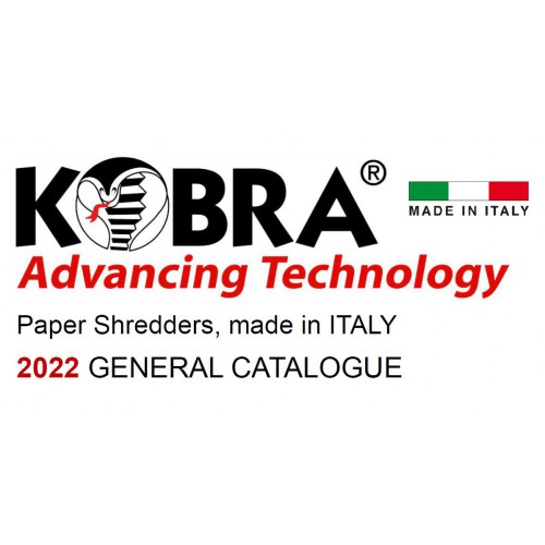 Kobra 英文目錄 碎紙機 意大利製造